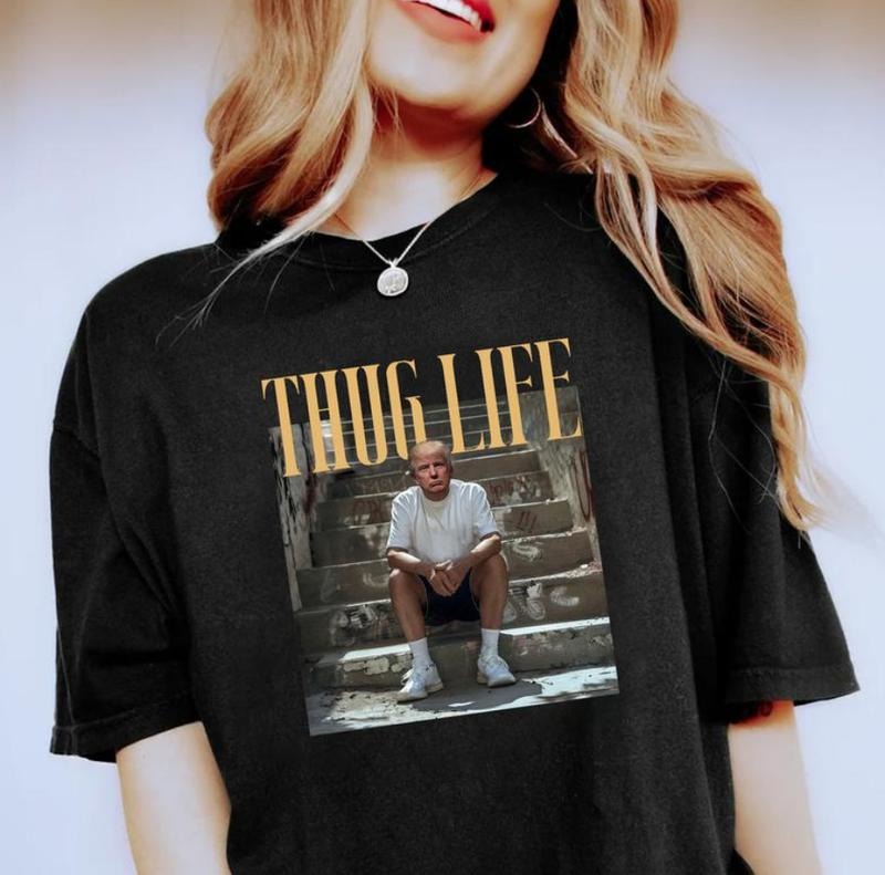 TruUmMp Mugshot Thuglife shirt, Trending Tee, Country Music Concert Merch, Unisex T-Shirt, For Men Women Comfort Top...
