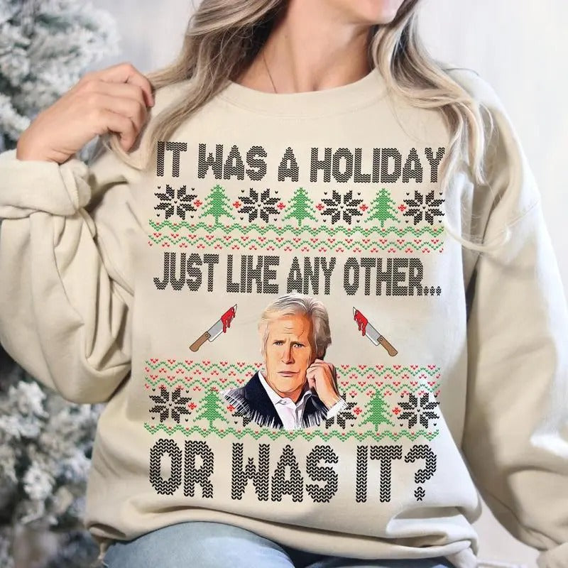 True Crime Ugly Christmas Sweater Party Sweatshirt, Tshirt, Keith Morrison Ugly Christmas Sweater, True Crime Christmas...