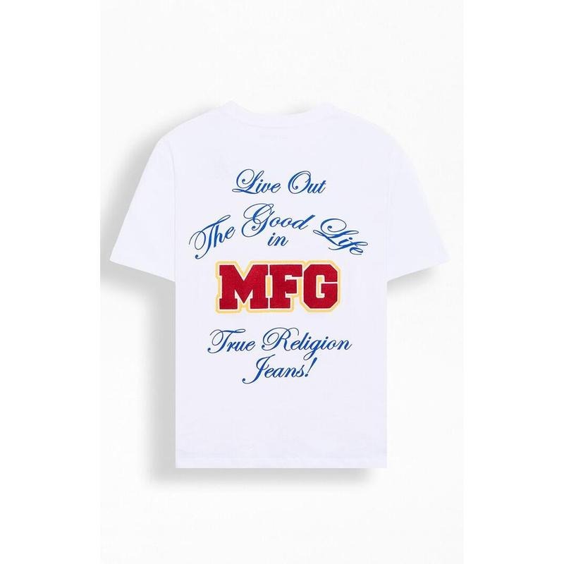 True Religion Men's Chain Embroidery T-Shirt - Multicolor Hoodie, Sweatshirt | HypeCrazeTee.com