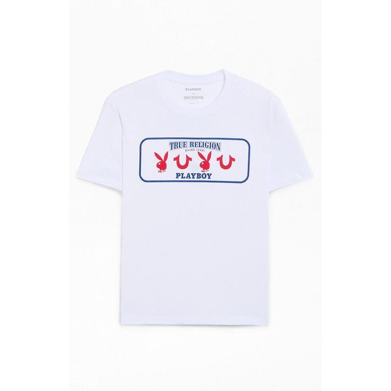 True Religion Men's x Playboy Logo T-Shirt - Multicolor Hoodie, Sweatshirt | HypeCrazeTee.com
