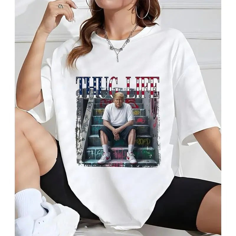 Trumm For President 2024 Felon Trump T-Shirt Unisex Shirt Cotton Top Donaaldd Trumm, trumm shirts Hoodie, Sweatshirt