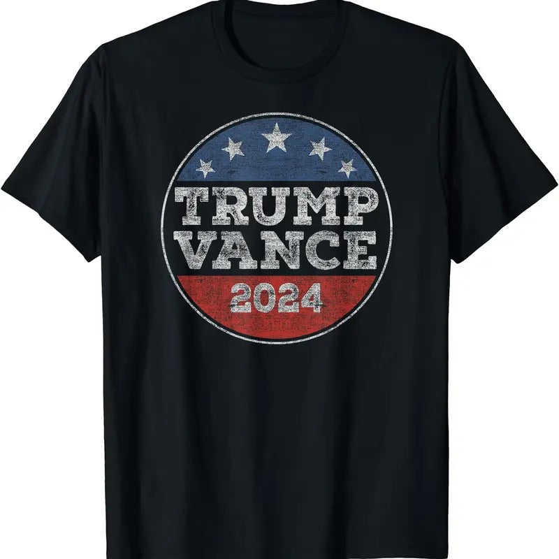 Trump 2024 Button Election for Republicans Trump Vance 2024 T-Shirt Hoodie, Sweatshirt | HypeCrazeTee.com