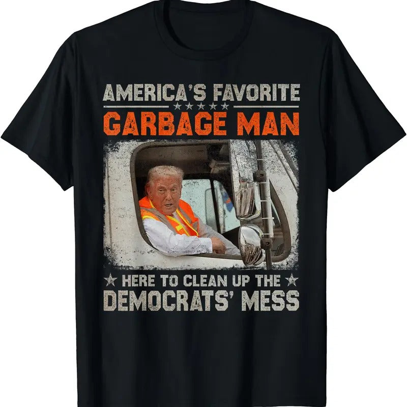 Trump 2024 Election Trump Garbage Man Vote Trump President T-Shirt Hoodie, Sweatshirt | HypeCrazeTee.com