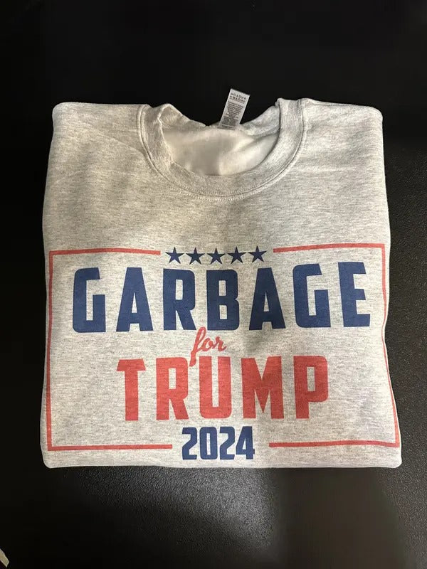 Trump 2024 Garbage T Shirt Hoodie Sweatshirt | HypeCrazeTee.com