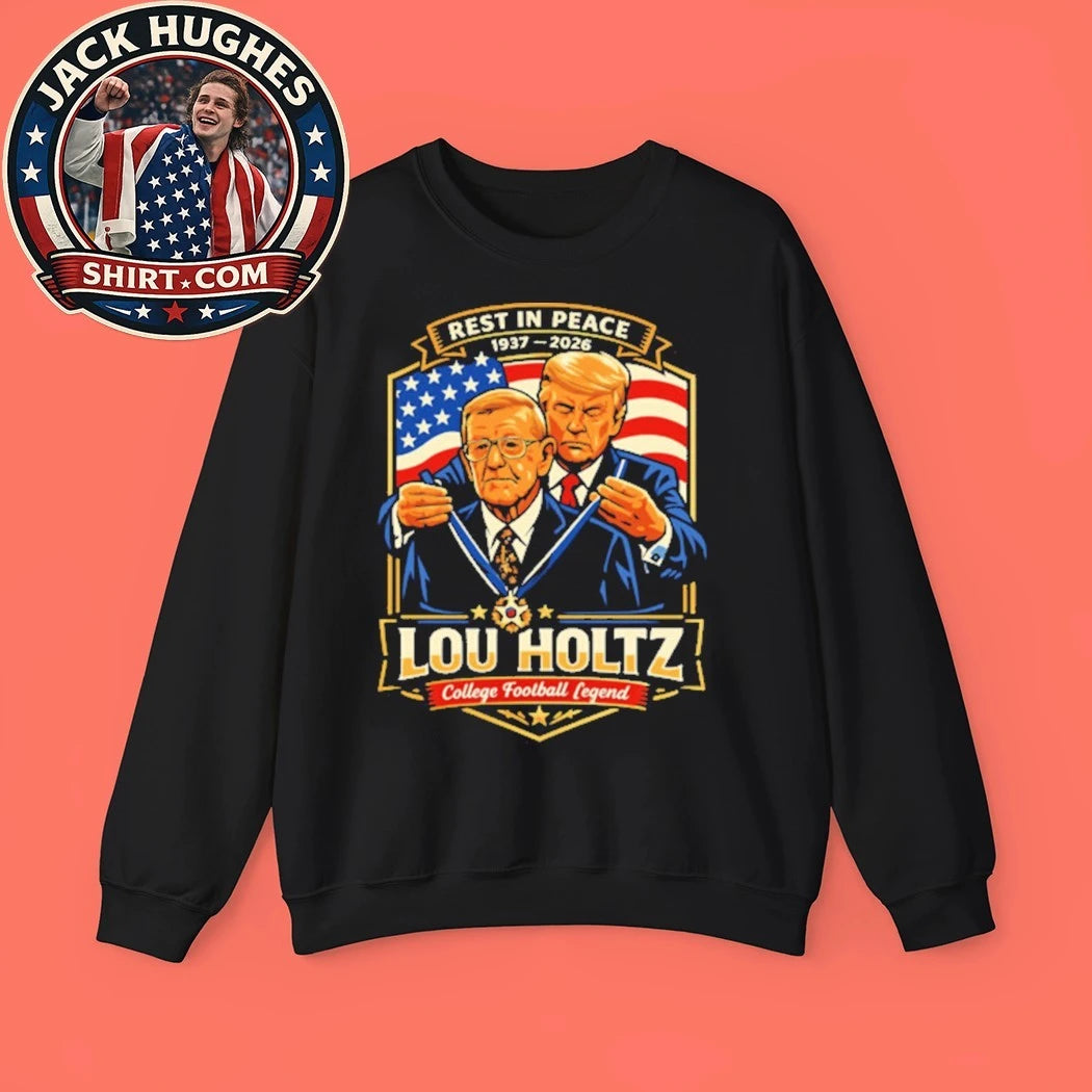 Trump And Lou Holtz Rest In Peace 1937-2026 College Football Legend Shirt