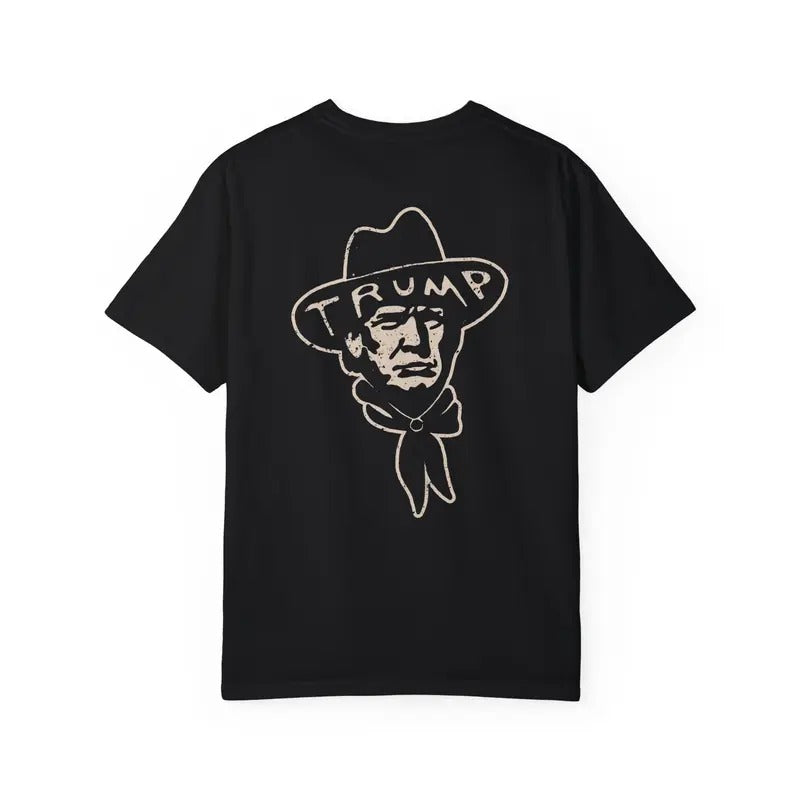 Trump Cowboy Western Donald Trump Cowboy Trump Shirt MAGA Election 2024 Shirt Funny Conservative President Shirt Cotton T-Shirts, Hoodie, Sweatshirt