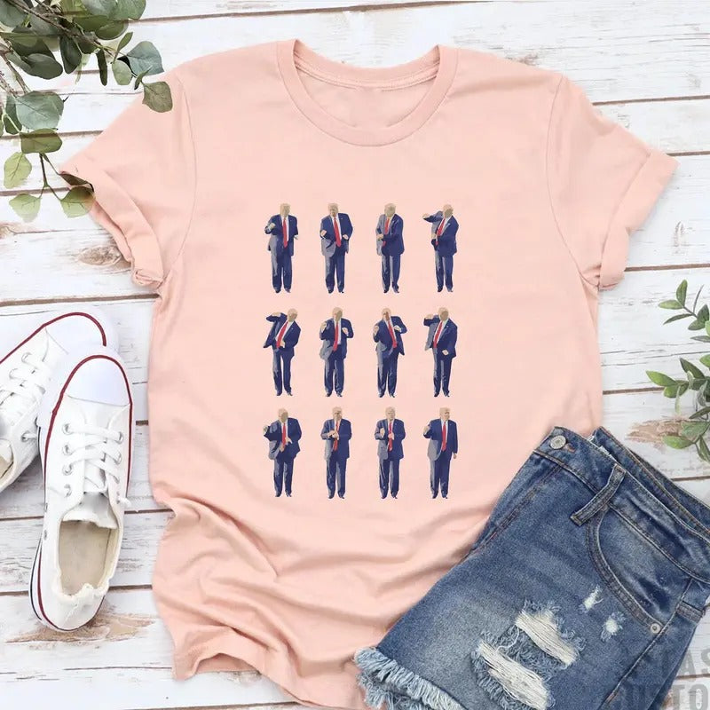 Trump Dance Shirt Funny Trump Save America POTUS 45 Dance Free Trump Shirt Republican Shirt Voting Shirt Him Menswear Top T-Shirts, Hoodie, Sweatshirt
