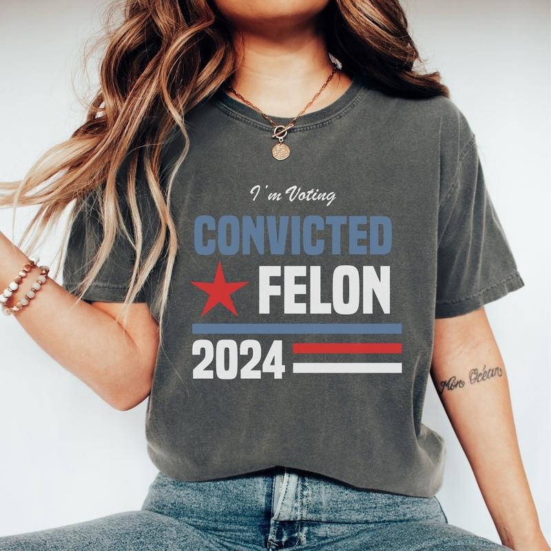 Trump Girl Shirt MAGA Shirt Conservative Shirt Election 2024 Republican I'M Voting Felon Preppy T-Shirts, Hoodie, Sweatshirt