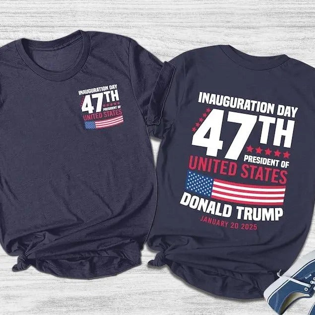Trump Inauguration Day 2025 47th President T-Shirt, Trump Shirt, TRUMP We Won Sweatshirt , Trum Winning Election , For...