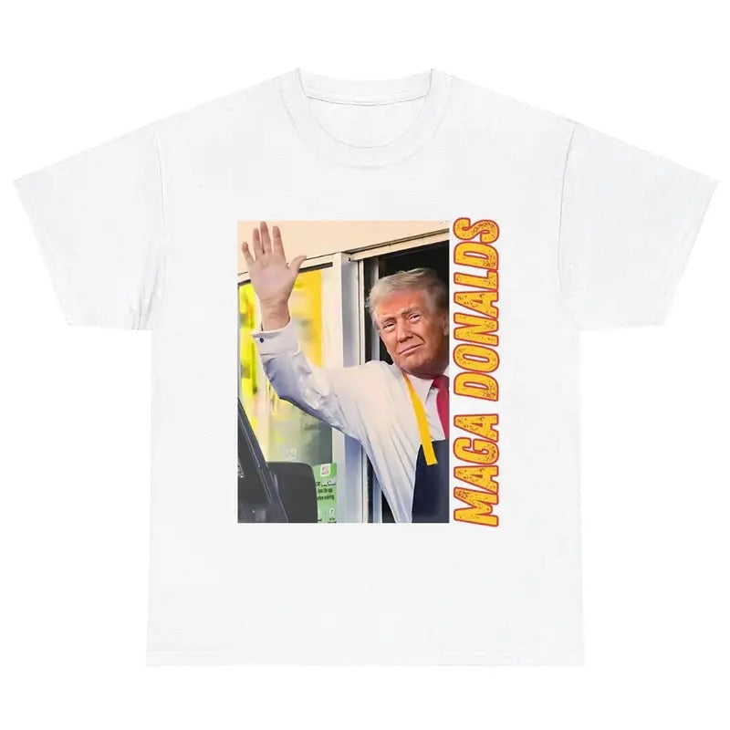 Trump McDonalds Shirt, Trump 2024 Shirt, Trump Vance 2024 MAGA Shirt for Men Womenstyle{n002}2 Hoodie, Sweatshirt