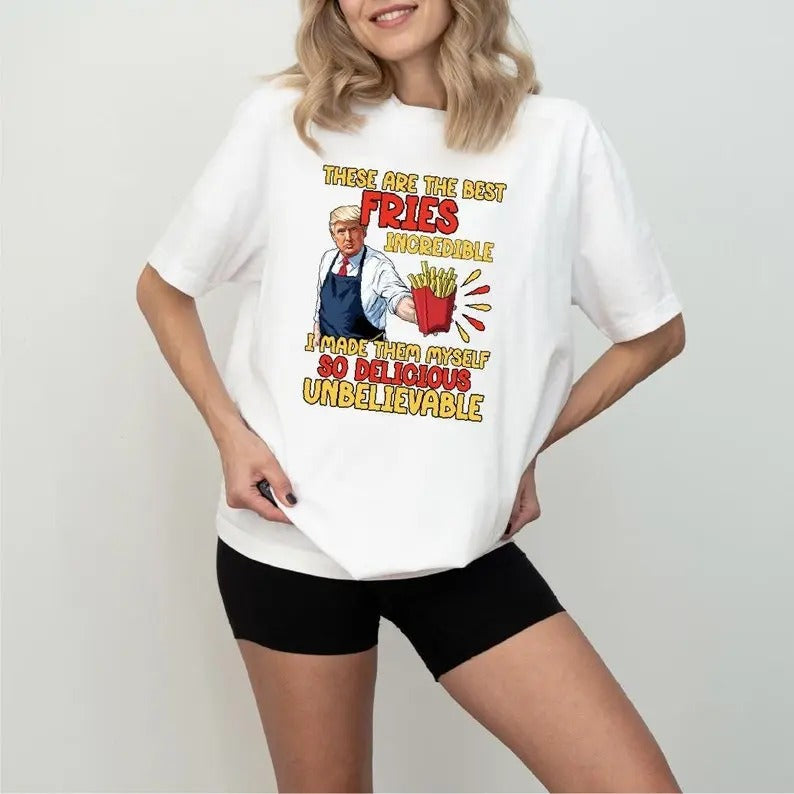 Trump McDonalds Shirt Trump Fries Shirt Make America Great Shirt Trump President Funny Donald Trump Shirt Trump MAGA Top T-Shirts, Hoodie, Sweatshirt