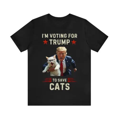 Trump Save Our Pets T-shirt, Trump Debate, Trump Make Pets Safe Again T-shirt, Support Trump Short Sleeve Fitted Tee...