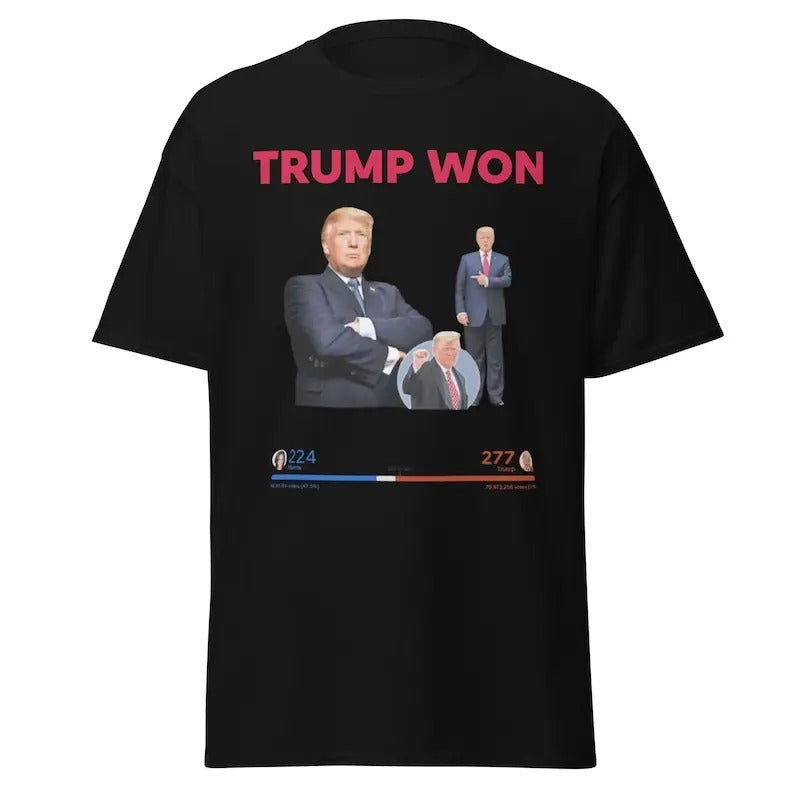 Trump Won Shirt Trump Vance 24 Shirt President Trump Republican Shirt Donald Trump Shirt Trump Supporter Shirt T-Shirts, Hoodie, Sweatshirt