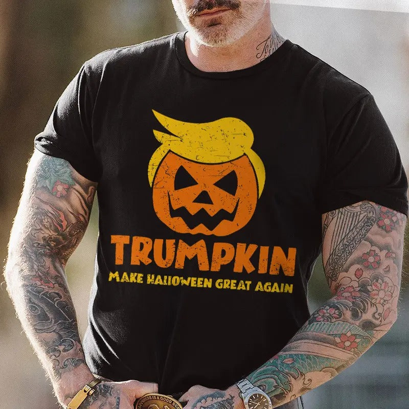 Trumpkin Make Halloween Great Again Shirt Funny Trump Political T-Shirt Halloween Ideas Hoodie, Sweatshirt | HypeCrazeTee.com