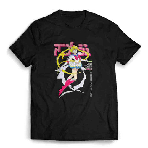 Tsukino Usagi Vintage Sailor Moon Mens T-Shirt Tee