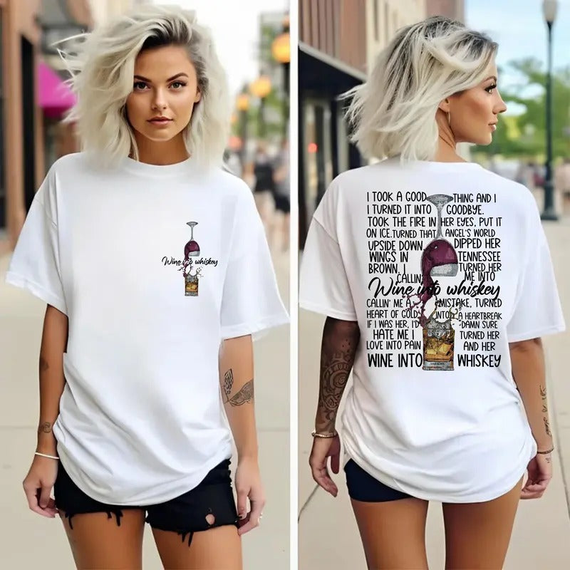 Tuckeer Wetm0re Inspired 2 Sides Tee, Country Music Fans Shirt, Concert Outfit, Tour Merch, Unisex Short Sleeve Tee...