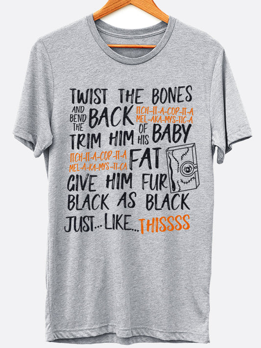 Twist The Bones Graphic Tee Style001
