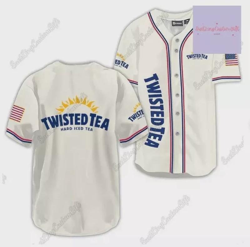 Twisted Tea 3D Baseball Jersey Shirt HALLOWEEN GIFT CHRISTMAS GIFT US SIZE Hoodie, Sweatshirt | HypeCrazeTee.com