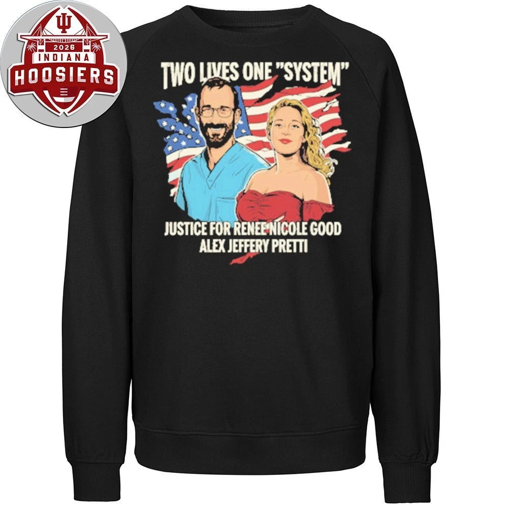 Two Lives One System Jytice For Renne Nicole Good Alex Jeffery Pretti T-Shirt