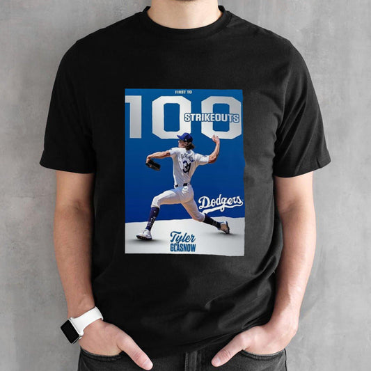 Tyler Glasnow Is The First Pitcher This Season To Notch 100 Strikeouts Classic T Shirt