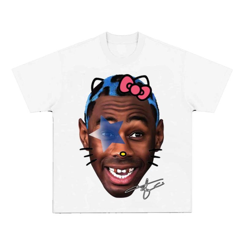 Tyler Kitty Creator Super Star Rap Hip Hop T Shirt Big Face Hoodie, Sweatshirt | HypeCrazeTee.com