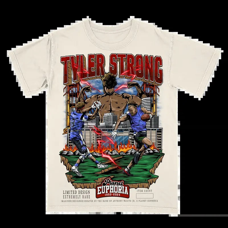 Tyler Strong Tee for Men - Soft and Comfortable Shirt - Menswear - Graphic T-Shirt Hoodie, Sweatshirt | HypeCrazeTee.com