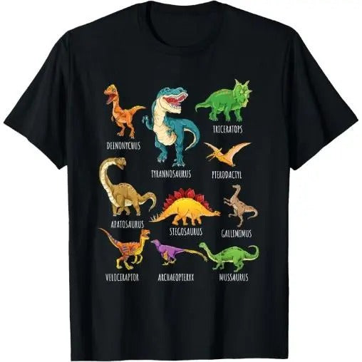 Types Of Dinosaurs Graphics Dino Identification T-Shirt Made in USA Hoodie, Sweatshirt | HypeCrazeTee.com