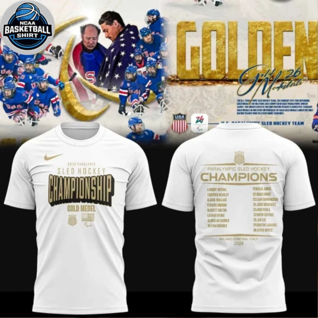 U.S Hockey Men’s Winter Olympics Gold Medal Champions 2026 Shirt