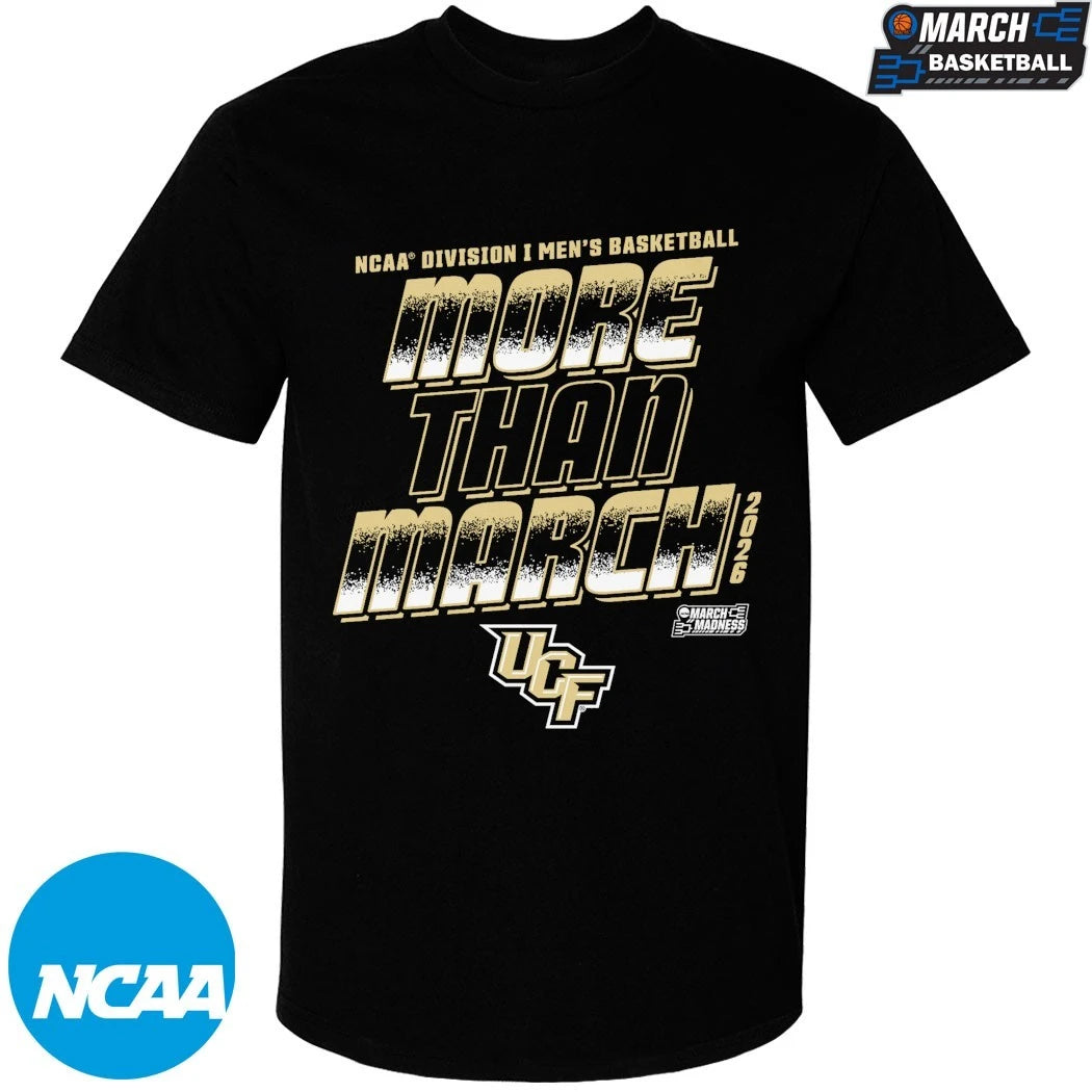 UCF Knights More Than March 2026 NCAA Men’s Basketball March Madness T-shirts