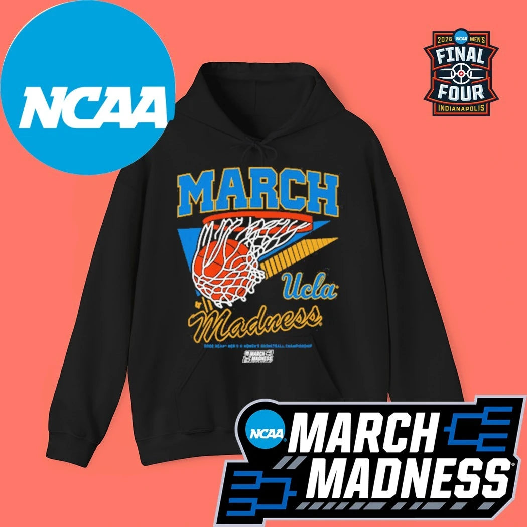 UCLA Bruins MBB &amp; WBB 2026 NCAA Men’s Basketball Championship March Madness Retro Swish Logo Shirt
