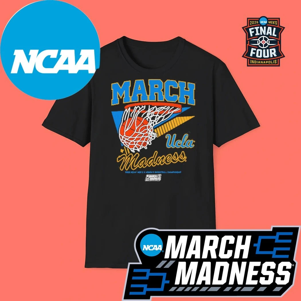 UCLA Bruins MBB &amp; WBB 2026 NCAA Men’s Basketball Championship March Madness Retro Swish Logo Shirt