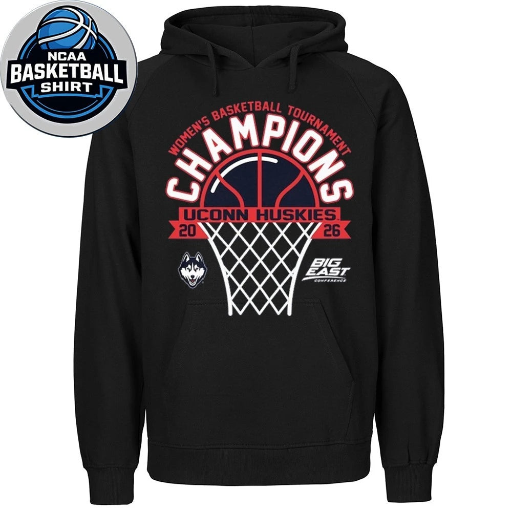 UConn Huskies 2026 Big East Women’s Basketball Tournament Champions Logo Shirt