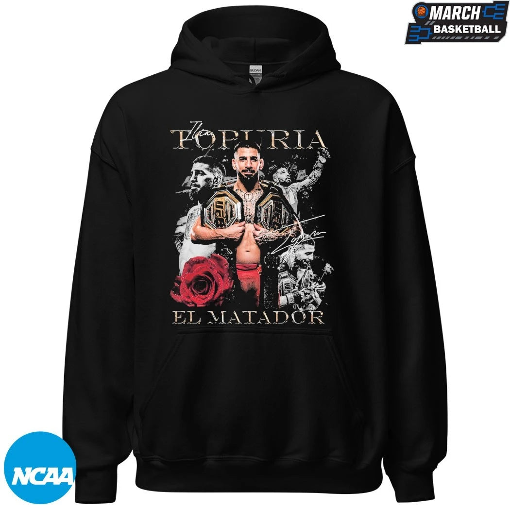 UFC Ilia Topuria El Matador Freedom 250 T-Shirts