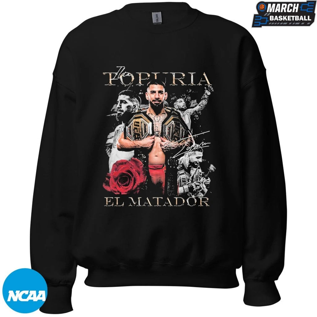 UFC Ilia Topuria El Matador Freedom 250 T-Shirts