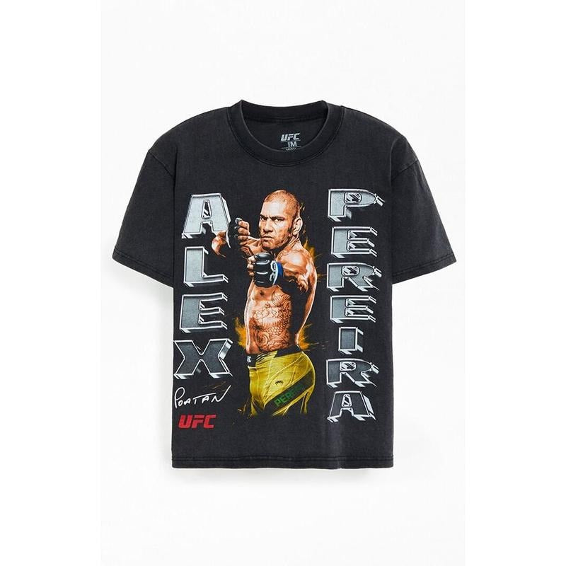 UFC Men's Alex Pereira Oversized T-Shirt - Multicolor Hoodie, Sweatshirt | HypeCrazeTee.com