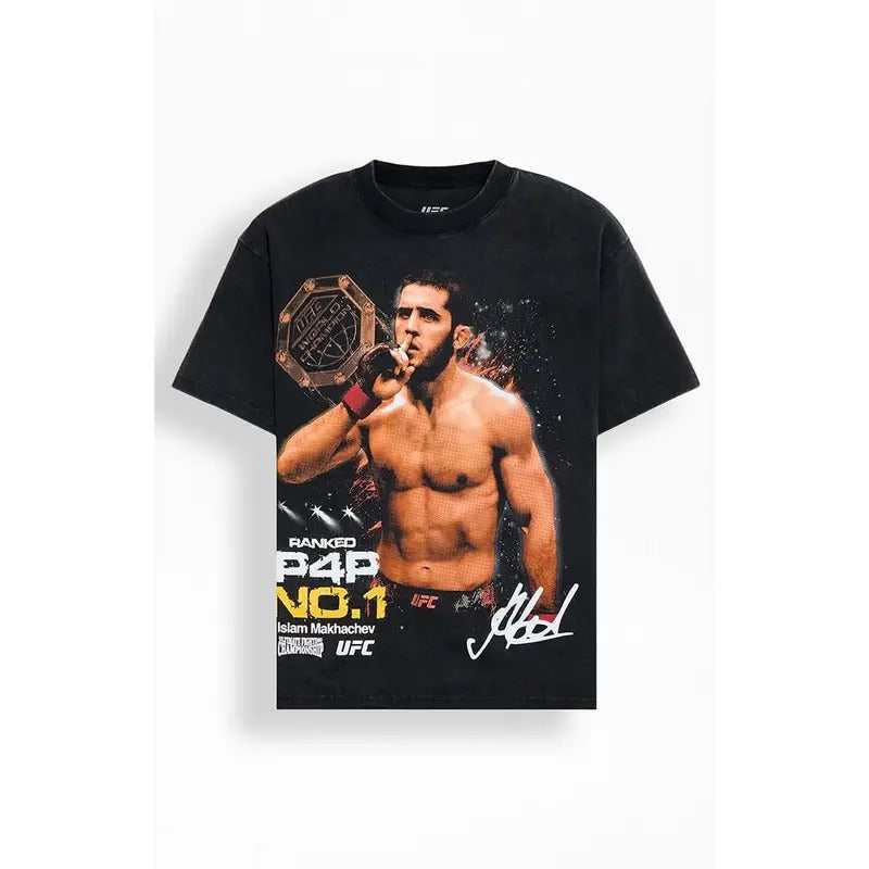 UFC Men's P4P Islam Makhachev T-Shirt - Multicolor Hoodie, Sweatshirt | HypeCrazeTee.com