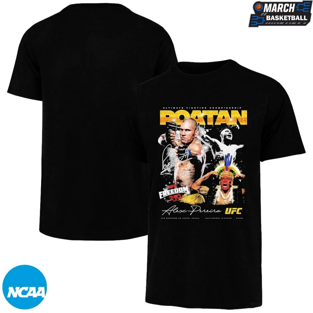 UFC Poatan Alex Pereira Ufc Freedom 250 T-Shirts