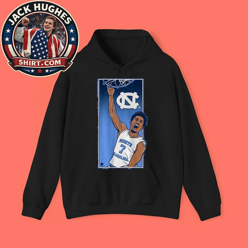 UNC Basketball Seth Trimble Signature Slam Logo Shirt