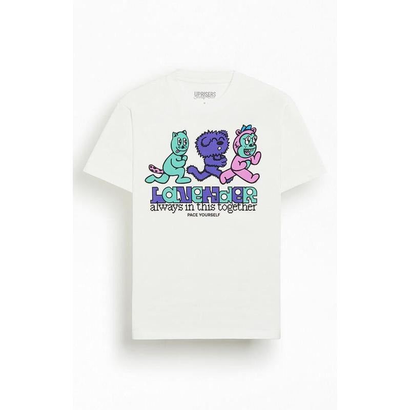 UPRISERS Men's Family Drive x Lavender T-Shirt - Multicolor Hoodie, Sweatshirt | HypeCrazeTee.com