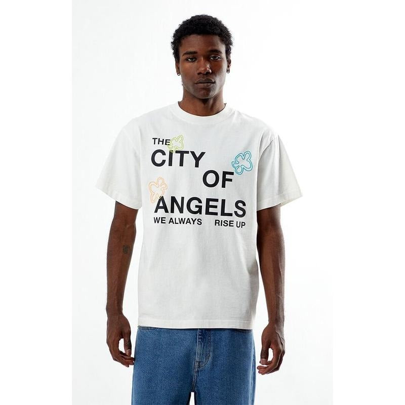 UPRISERS Men's LA Wildfire Relief T-Shirt - Multicolor Hoodie, Sweatshirt | HypeCrazeTee.com