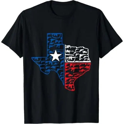 USA Guns Patriotic Texan America Texas T-Shirt Made in USA Hoodie, Sweatshirt | HypeCrazeTee.com