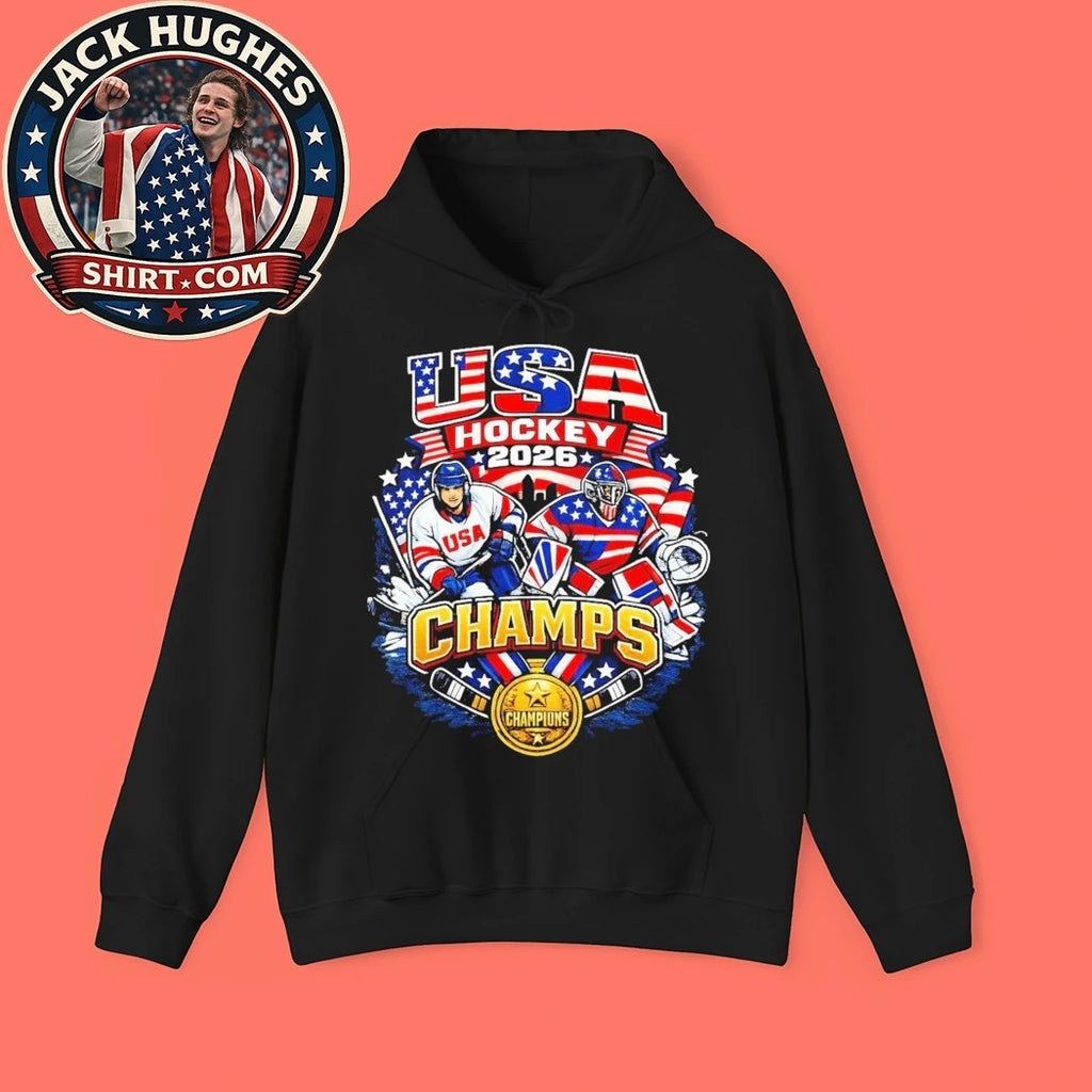 USA Hockey 2026 Champs Gold Medal Trending Shirt
