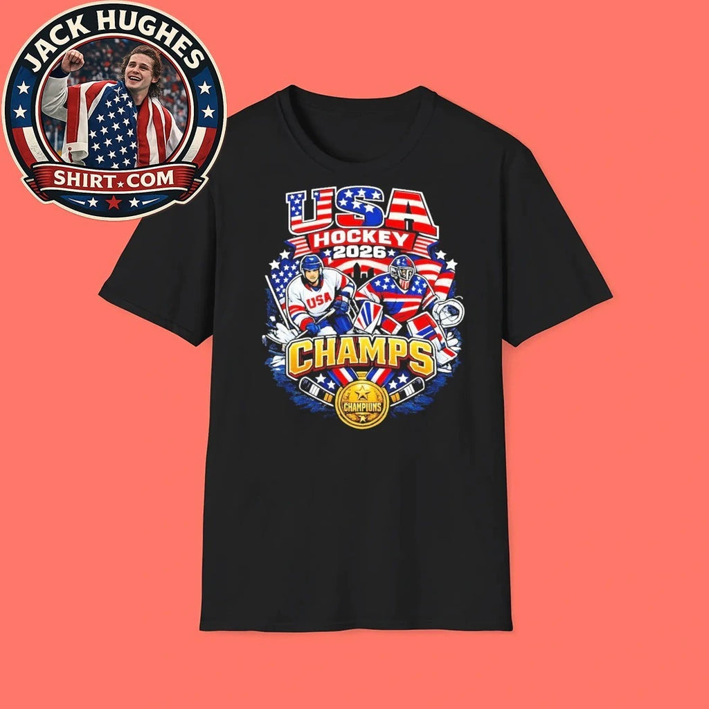 USA Hockey 2026 Champs Gold Medal Trending Shirt