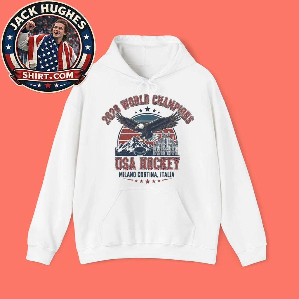 USA Hockey 2026 World Champions Milano Cortina Italy Shirt
