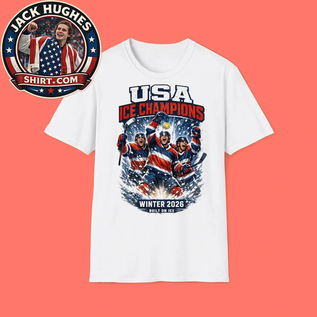 USA Hockey Champions Winter 2026 Built On Ice 2026 Trending Shirt
