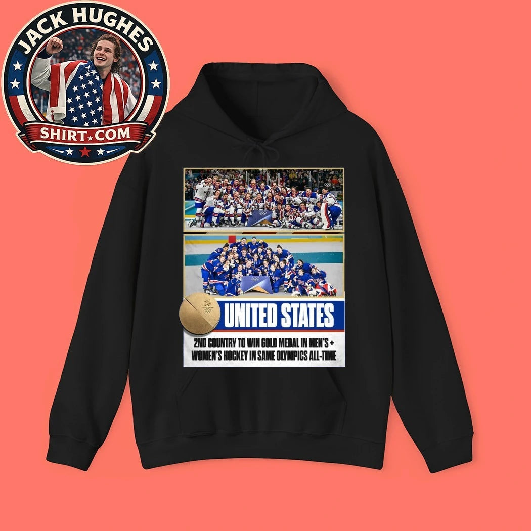 USA Hockey Gold Medal Merch Team USA Ice Hockey Winter Olympics 2026 New T-Shirt