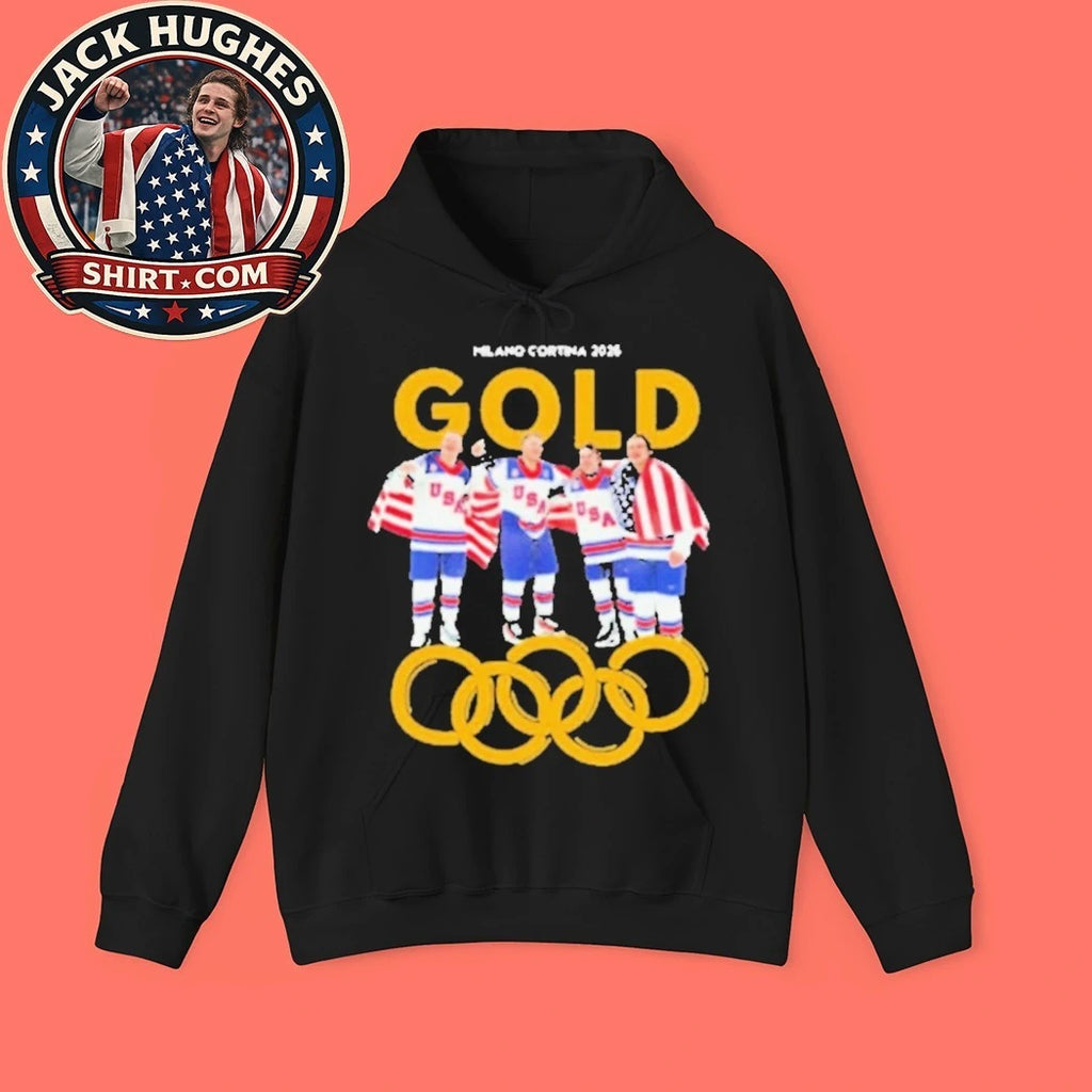 USA Hockey Gold Medal Merch USA Men’s Hockey Gold Medal Milano Cortina 2026 Trending Shirt