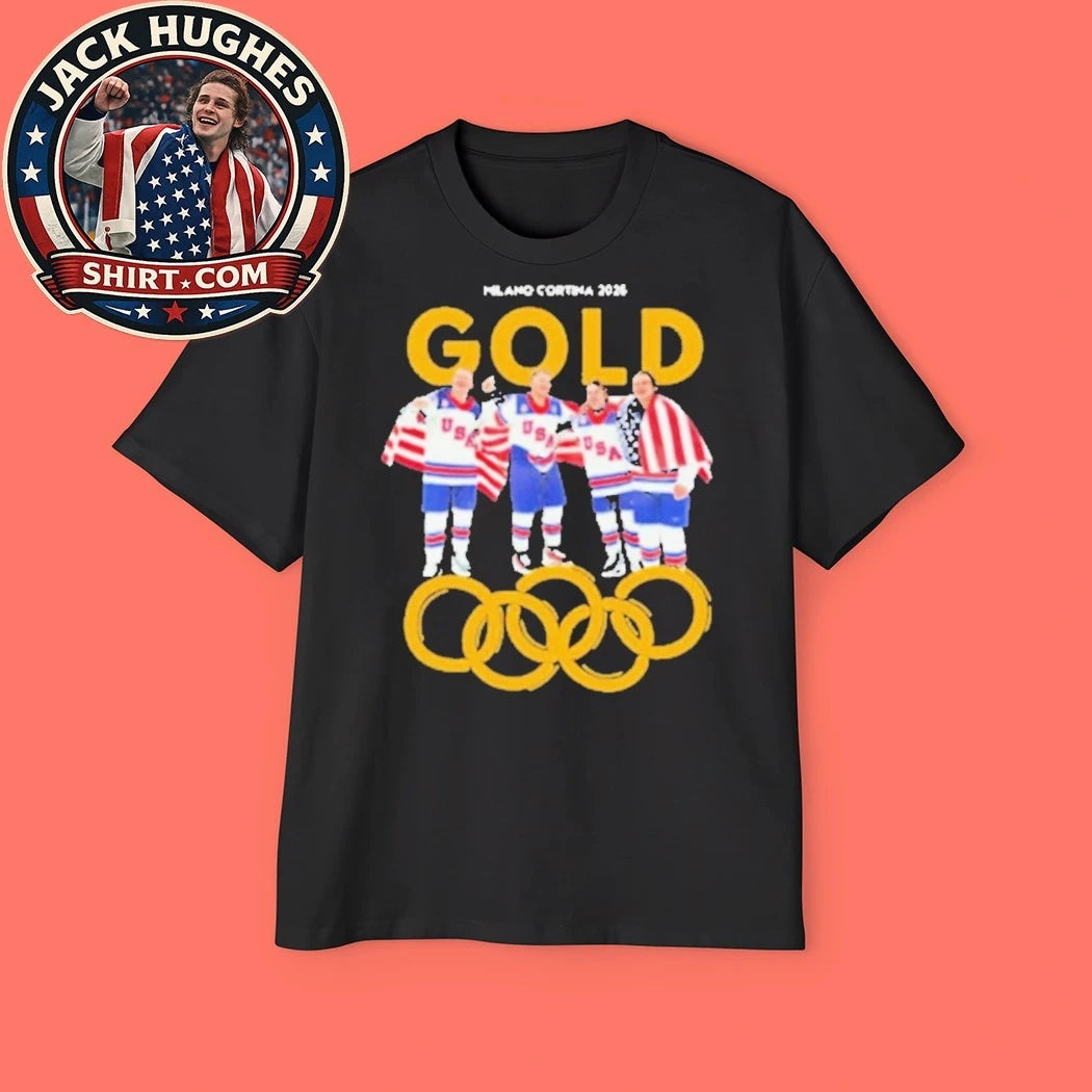 USA Hockey Gold Medal Merch USA Men’s Hockey Gold Medal Milano Cortina 2026 Trending Shirt
