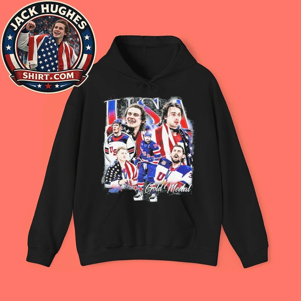 USA Hockey Gold Medal Team Celebration Trending Shirt