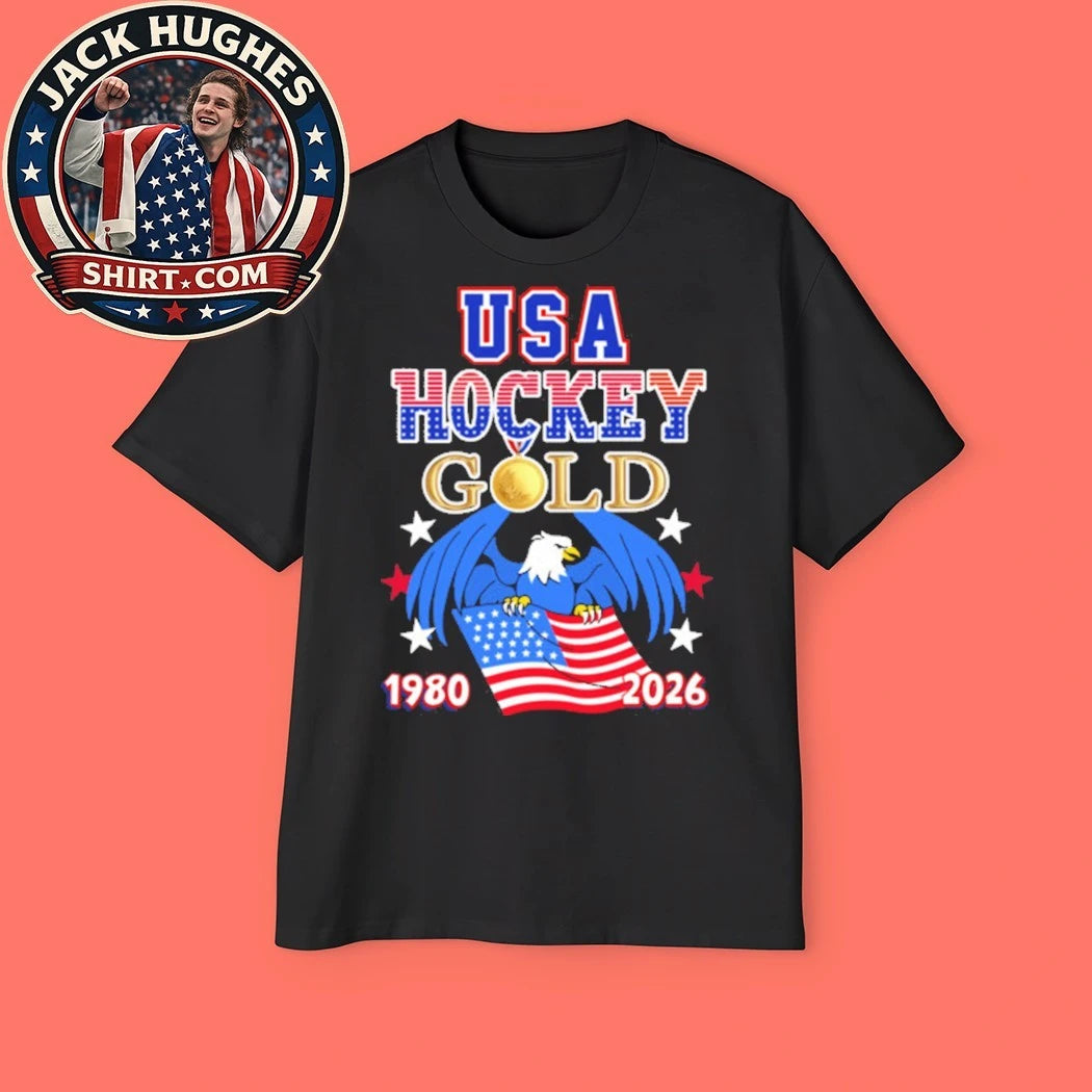 USA Hockey Hockey Gold 198-2026 Flag Trending Shirt